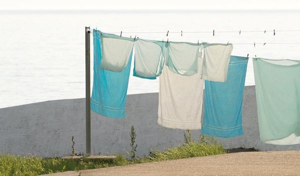 Hand- und Küchentücher waschen