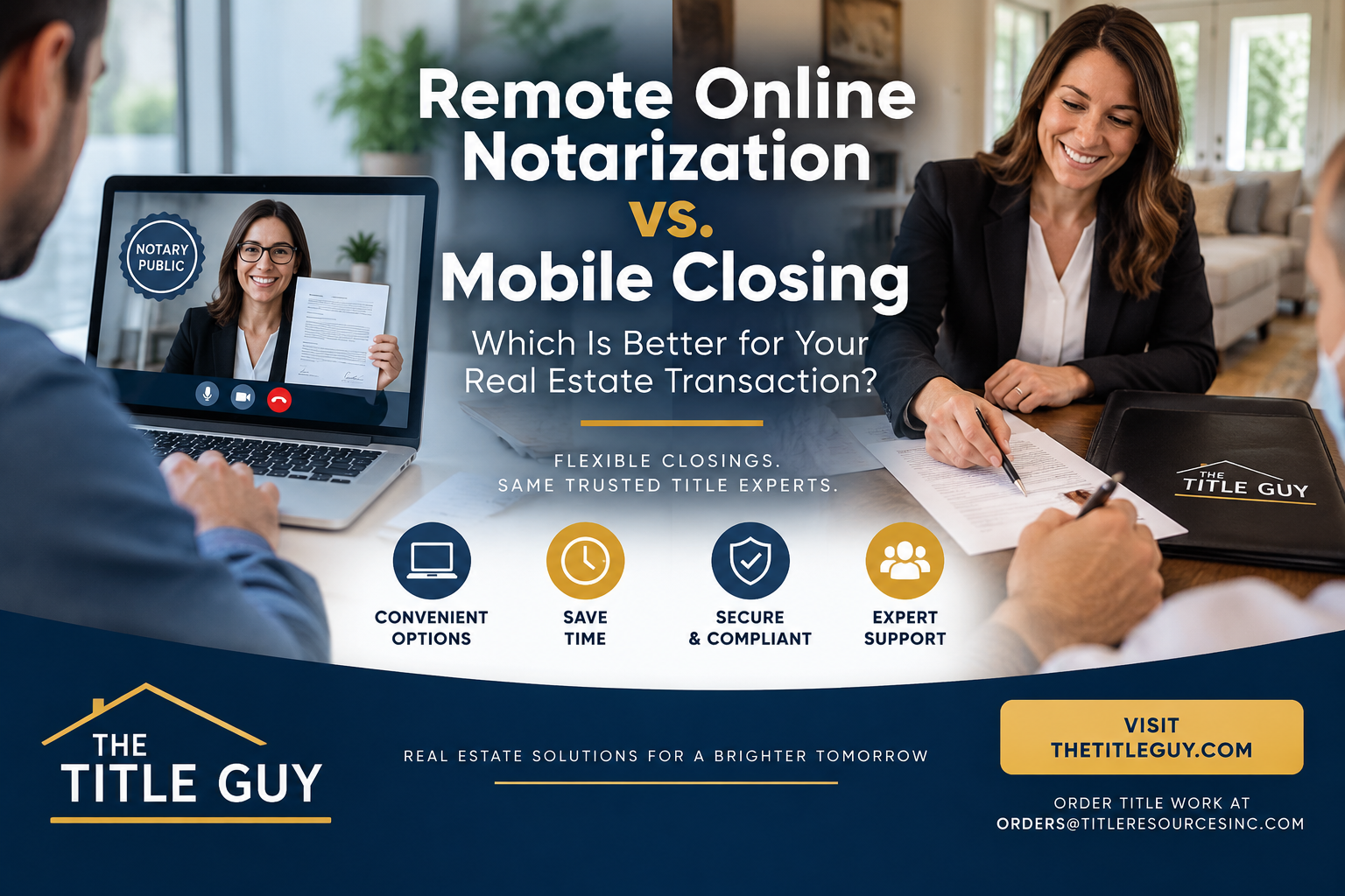 Remote Online Notarization vs. Mobile Closing: Which Is Better for Your Real Estate Transaction?