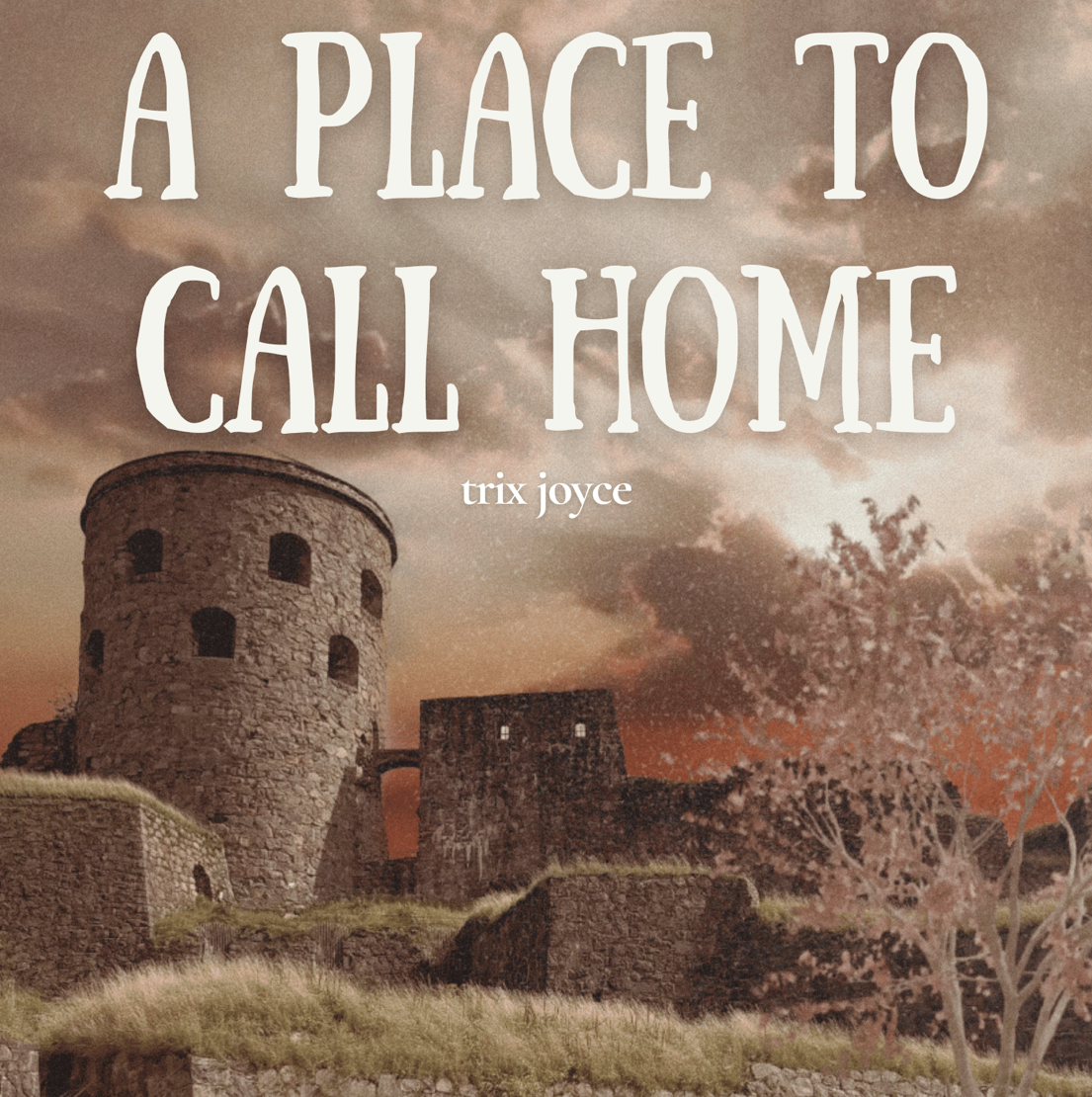 Covert art for single "A Place To Call Home". A picture of a castle and fantasy nature scenery.