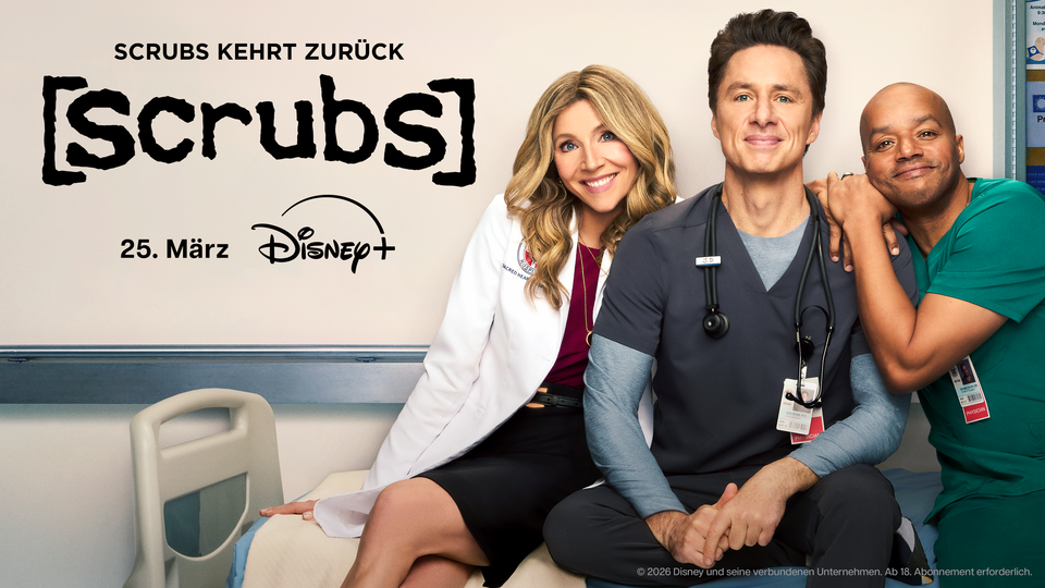 Staffel 2 des „Scrubs“-Revivals hat einen Starttermin auf Disney+