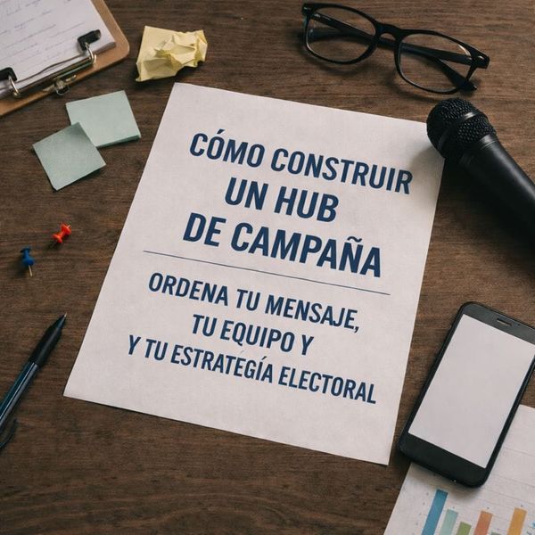 Cómo crear un hub de campaña para organizar el mensaje, el equipo y la estrategia electoral