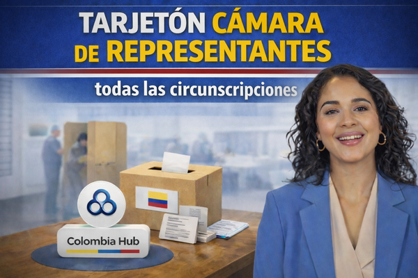 Tarjetón Cámara de Representantes: todas las circunscripciones