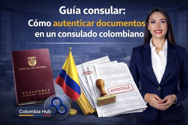 Guía consular- ¿Cómo autenticar documentos en un consulado colombiano?