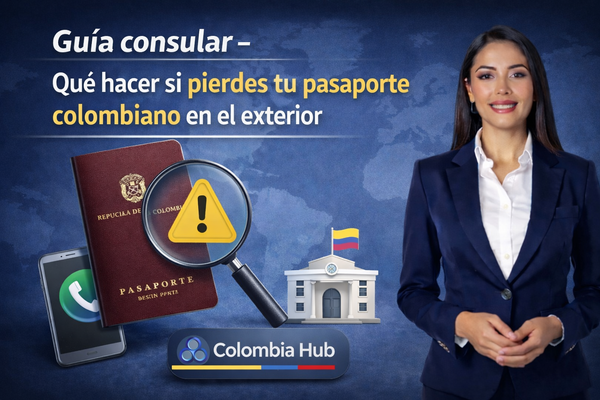 Guía consular- ¿Qué hacer si pierdes tu pasaporte colombiano en el exterior?