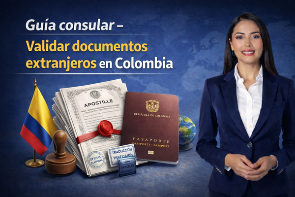 Guía consular- Validar documentos extranjeros en Colombia