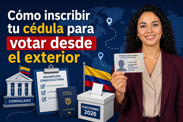 ¿Cómo inscribir tu cédula para votar desde el exterior?