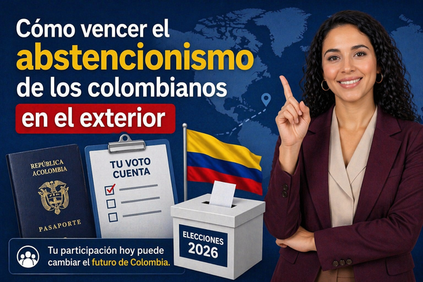¿Cómo vencer el abstencionismo de los colombianos en el exterior?