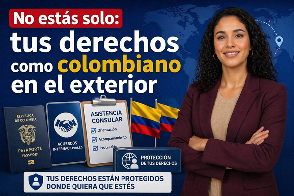 No estás solo: tus derechos como colombiano en el exterior