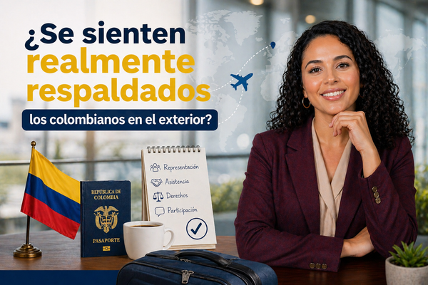 ¿Se sienten realmente respaldados los colombianos en el exterior?