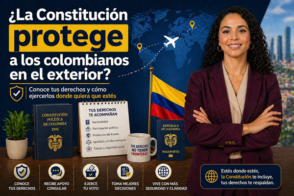 ¿La Constitución protege a los colombianos en el exterior?