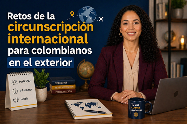 Retos de la circunscripción internacional para colombianos en el exterior