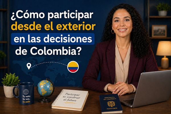 ¿Cómo participar desde el exterior en las decisiones de Colombia?