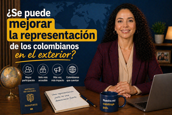 ¿Se puede mejorar la representación de los colombianos en el exterior?