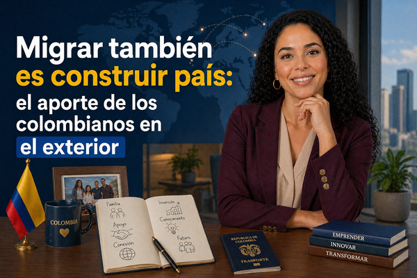 Migrar también es construir país: el aporte de los colombianos en el exterior