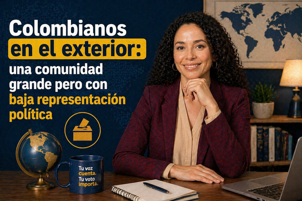 Colombianos en el exterior: una comunidad grande pero con baja representación política