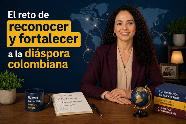El reto de reconocer y fortalecer a la diáspora colombiana