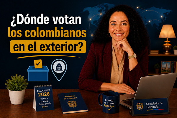 ¿Dónde votan los colombianos en el exterior?