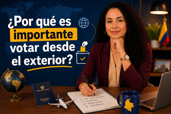 ¿Por qué es importante votar desde el exterior?