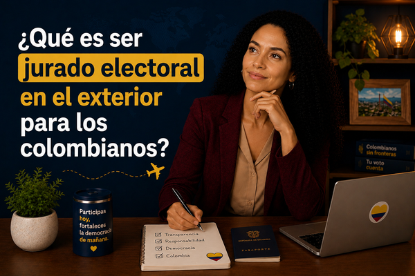 ¿Qué es ser jurado electoral en el exterior para los colombianos?
