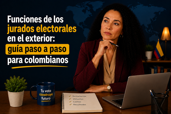 Funciones de los jurados electorales en el exterior: guía paso a paso para colombianos