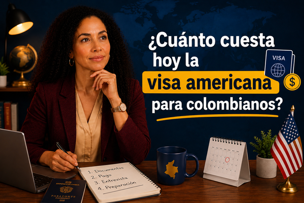 ¿Cuánto cuesta hoy la visa americana para colombianos?