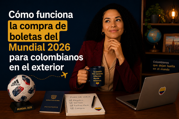 Cómo funciona la compra de boletas del Mundial 2026 para colombianos en el exterior