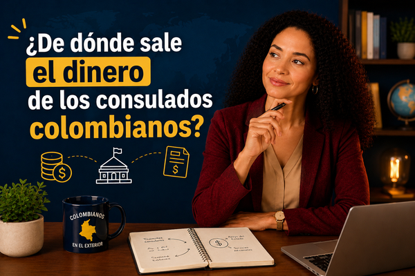 ¿De dónde sale el dinero de los consulados colombianos?