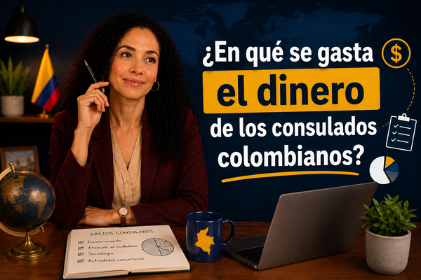 ¿En qué se gasta el dinero de los consulados colombianos?