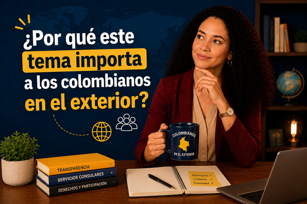 ¿Por qué este tema importa a los colombianos en el exterior?