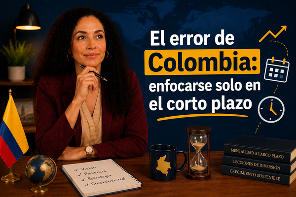 El error de Colombia: enfocarse solo en el corto plazo