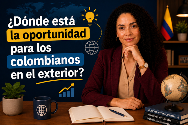 ¿Dónde está la oportunidad para los colombianos en el exterior?