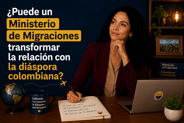 ¿Puede un Ministerio de Migraciones transformar la relación con la diáspora colombiana?