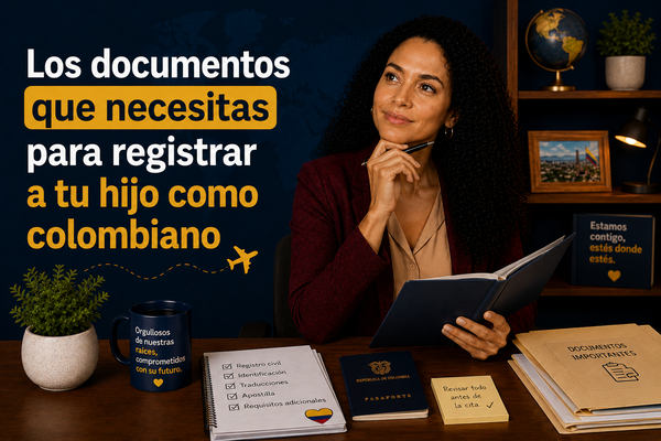 Los documentos que necesitas para registrar a tu hijo como colombiano