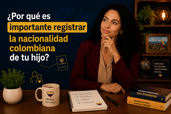 ¿Por qué es importante registrar la nacionalidad colombiana de tu hijo?