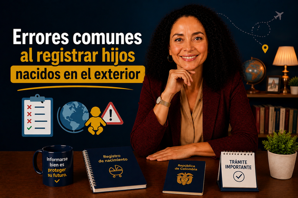 Errores comunes al registrar hijos nacidos en el exterior