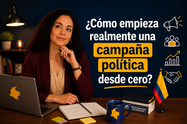 ¿Cómo empieza realmente una campaña política desde cero?