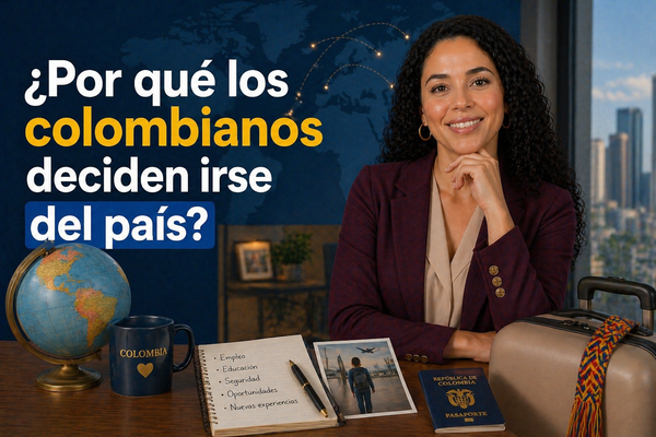 ¿Por qué los colombianos deciden irse del país?