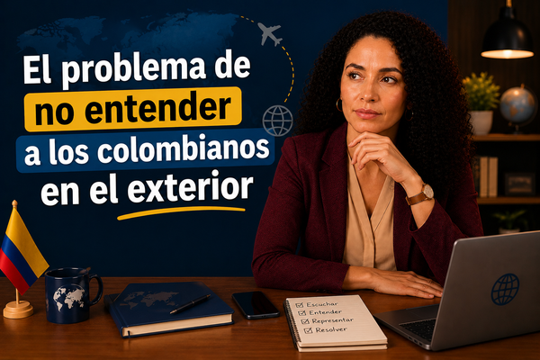 El problema de no entender a los colombianos en el exterior