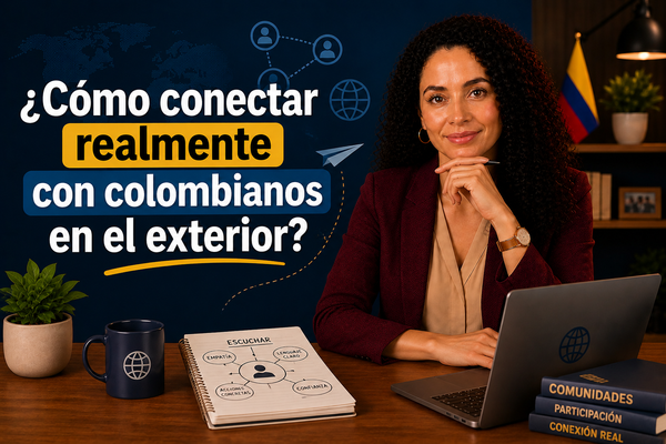 ¿Cómo conectar realmente con colombianos en el exterior?