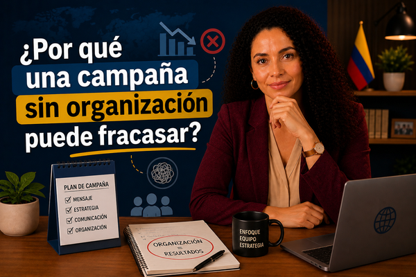 ¿Por qué una campaña sin organización puede fracasar?