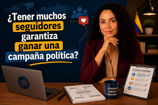 ¿Tener muchos seguidores garantiza ganar una campaña política?