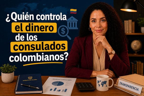 ¿Quién controla el dinero de los consulados colombianos?
