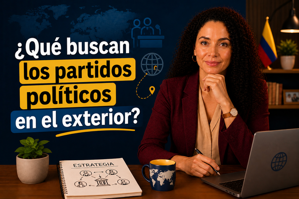 ¿Qué buscan los partidos políticos en el exterior?