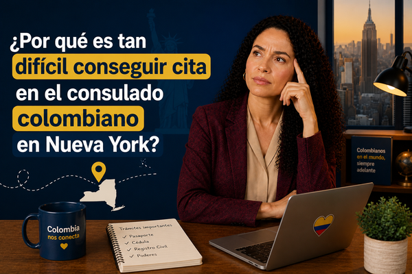 ¿Por qué es tan difícil conseguir cita en el consulado colombiano en Nueva York?
