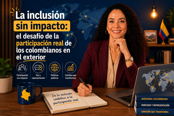 La inclusión sin impacto: el desafío de la participación real de los colombianos en el exterior