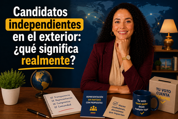 Candidatos independientes en el exterior: ¿qué significa realmente?
