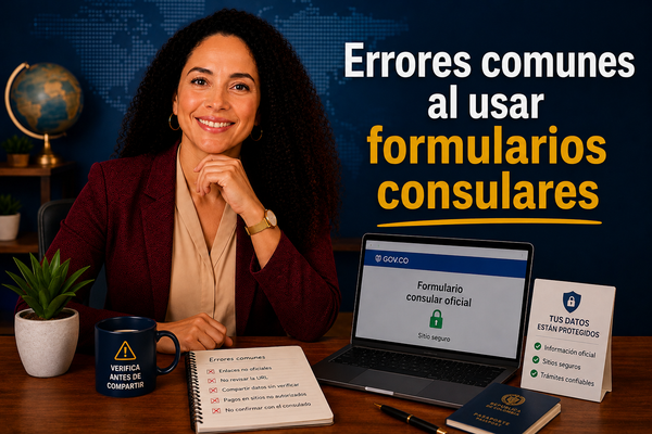 Errores comunes al usar formularios consulares