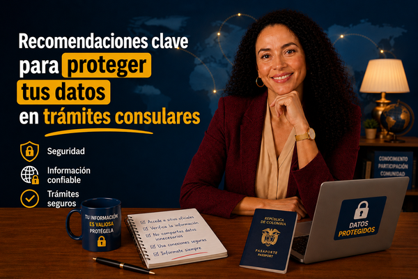 Recomendaciones clave para proteger tus datos en trámites consulares