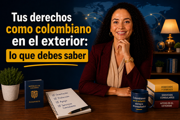 Tus derechos como colombiano en el exterior: lo que debes saber
