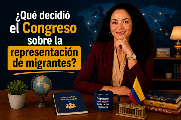 ¿Qué decidió el Congreso sobre la representación de migrantes?